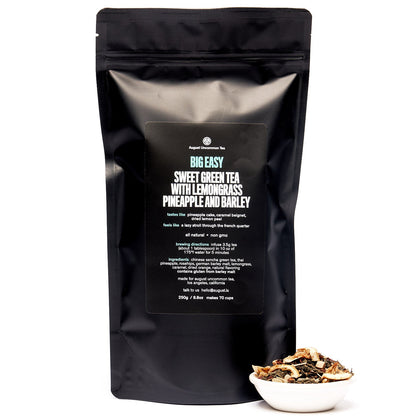 August Uncommon Tea Big Easy - Pineapple Caramel Green Tea