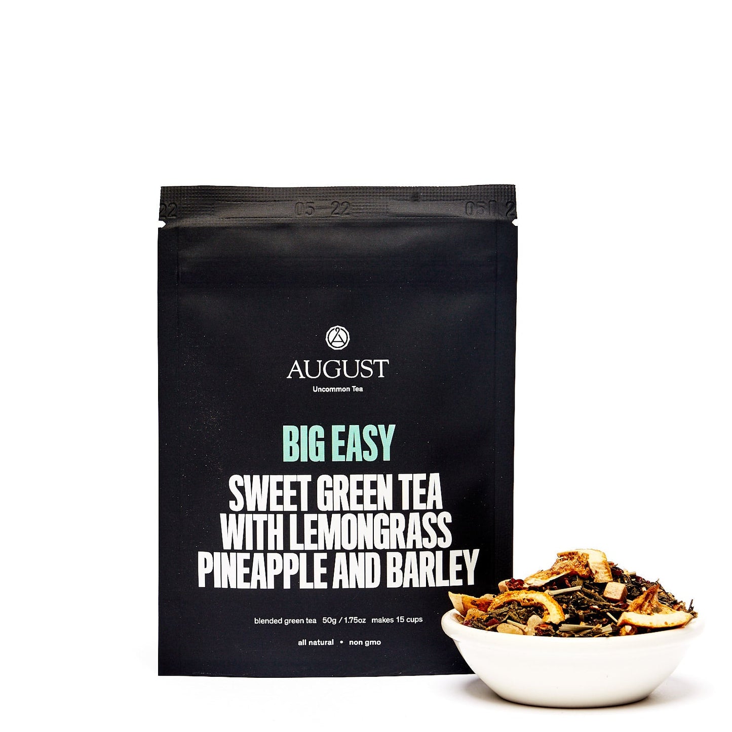 August Uncommon Tea Big Easy - Pineapple Caramel Green Tea