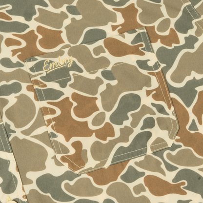 Embry Outdoors Performance Button Up - Desert Duck