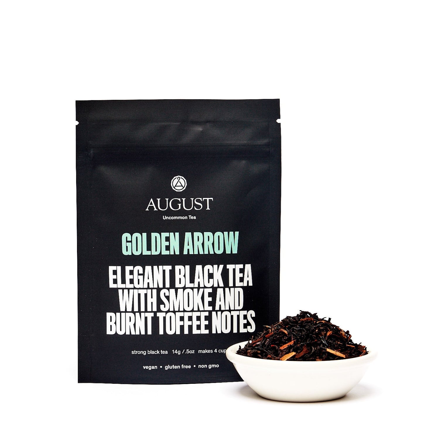 August Uncommon Tea Golden Arrow - Smoky Toffee Black Tea