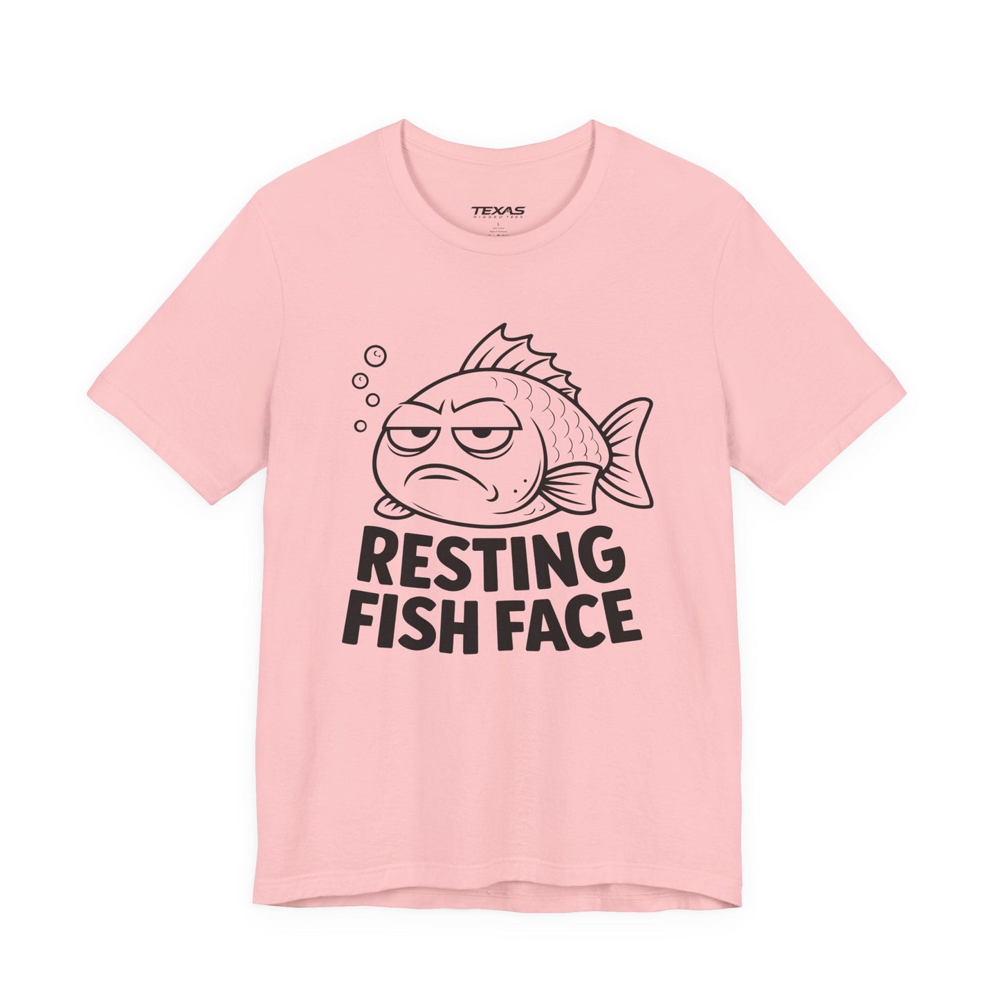 Texas Rigged Tees Resting Fish Face — Unisex Cotton Tee