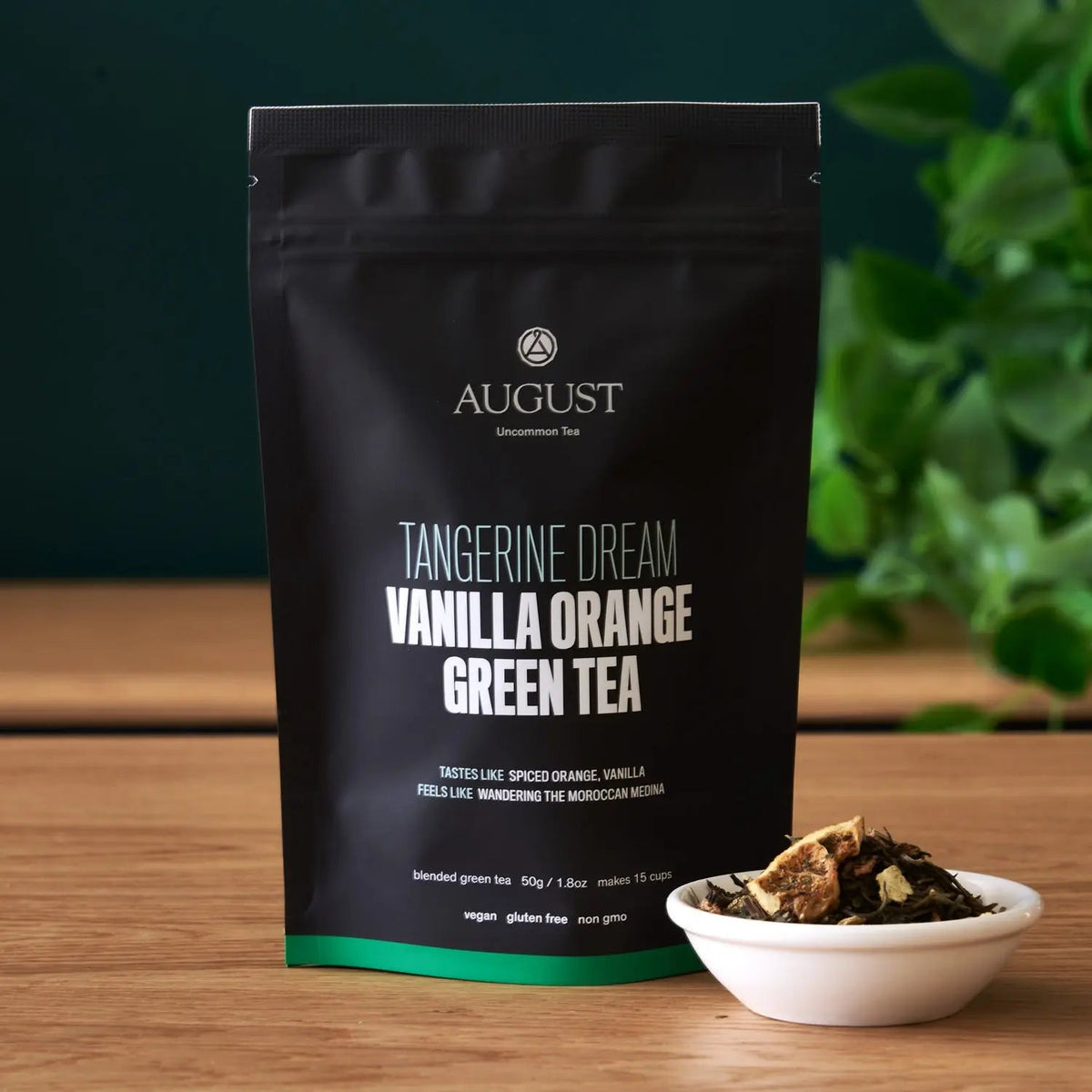 August Uncommon Tea Tangerine Dream - Vanilla Orange Green Tea