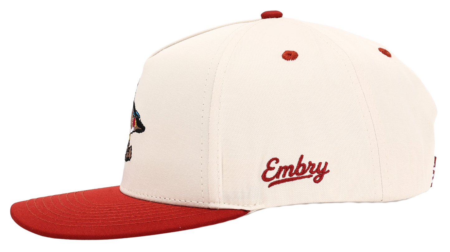 Embry Outdoors Cream/Red - Woody