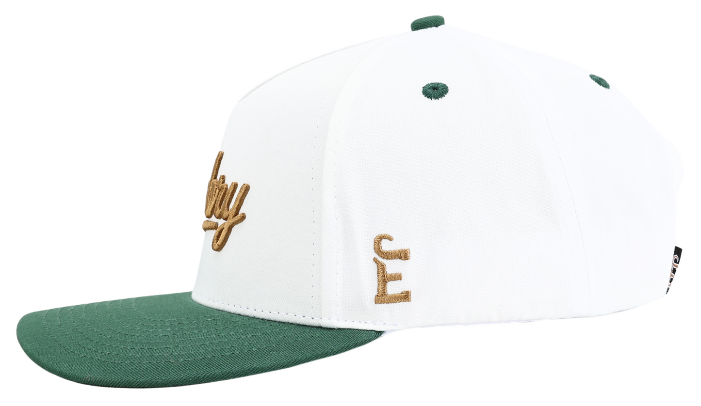 Embry Outdoors White/Green - 3D Logo