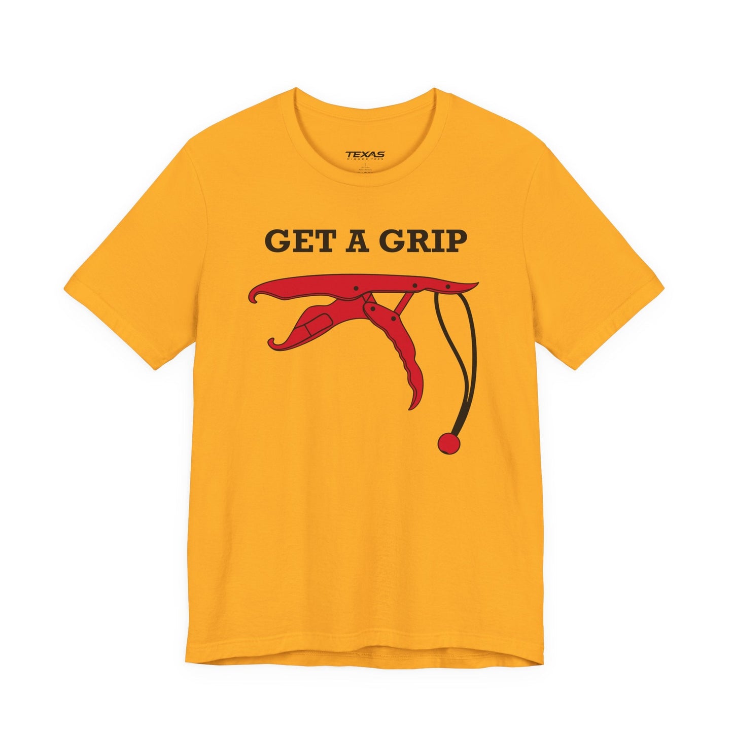 Texas Rigged Tees Get a Grip — Unisex Cotton Tee