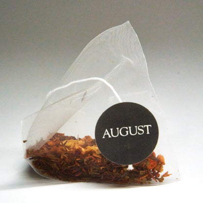 August Uncommon Tea Psychocandy - Roasted Pumpkin Caramel Rooibos Tea (Caffeine Free) (15 Tea Bags)
