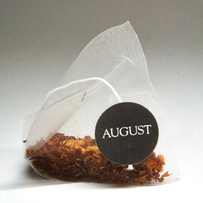 August Uncommon Tea Psychocandy - Roasted Pumpkin Caramel Rooibos Tea (Caffeine Free) (15 Tea Bags)