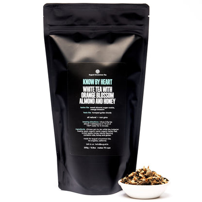 August Uncommon Tea Know by Heart - Orange Blossom Almond White Tea
