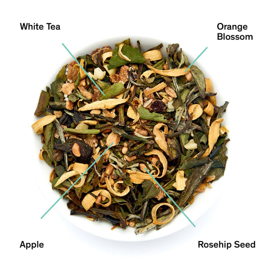 August Uncommon Tea Know by Heart - Orange Blossom Almond White Tea