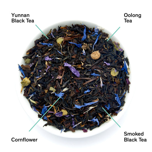 August Uncommon Tea Black Metallic - Violet Elderberry Black Tea