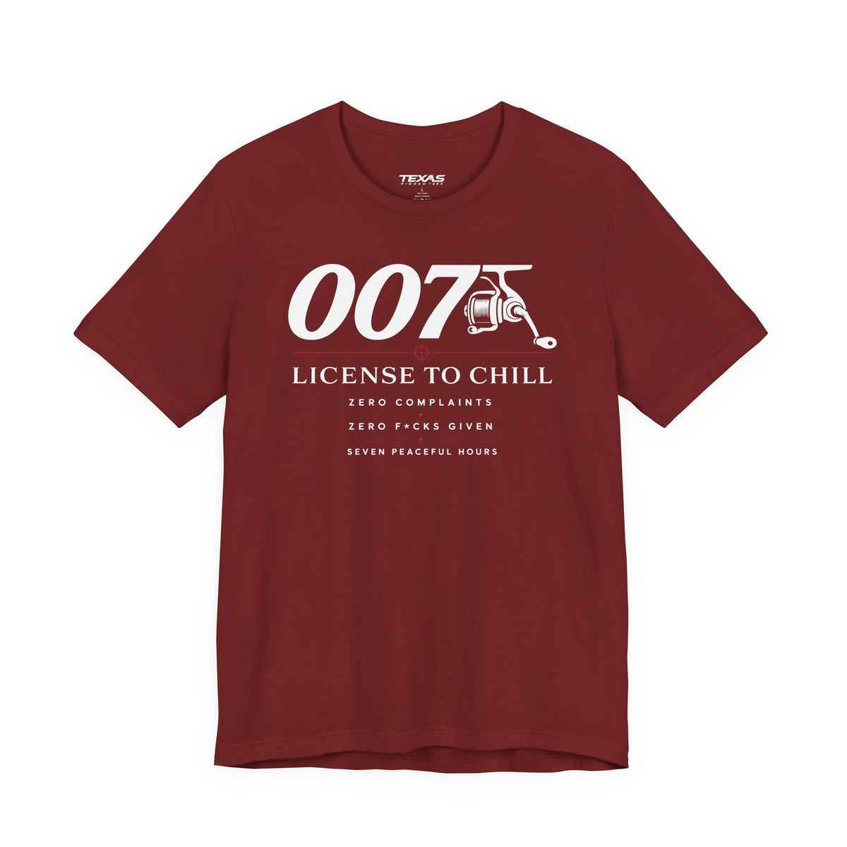 Texas Rigged Tees License to Chill — Unisex Cotton Tee