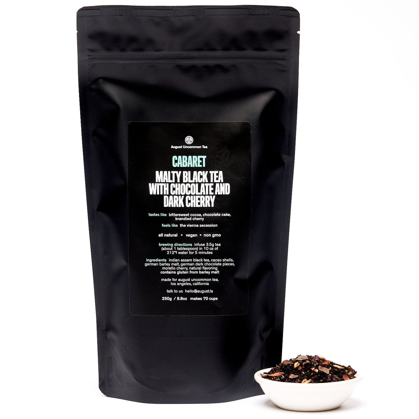 August Uncommon Tea Cabaret - Cherry Chocolate Black Tea