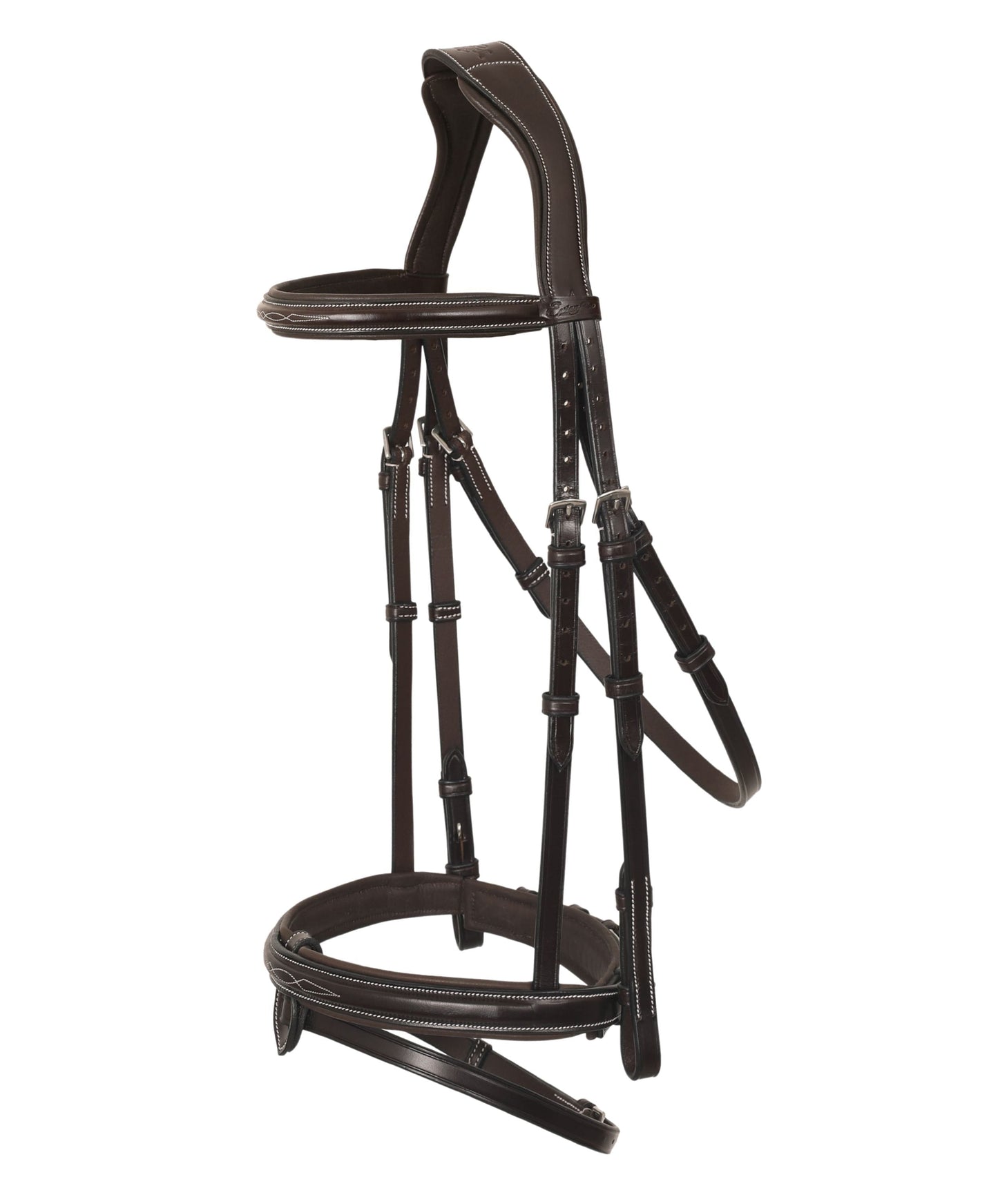 Bridles & Reins ExionPro 'Phoenix' Convertible Jumping Bridle with Removable Flash & Reins