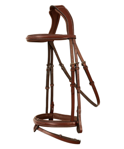 Bridles & Reins ExionPro 'Phoenix' Convertible Jumping Bridle with Removable Flash & Reins