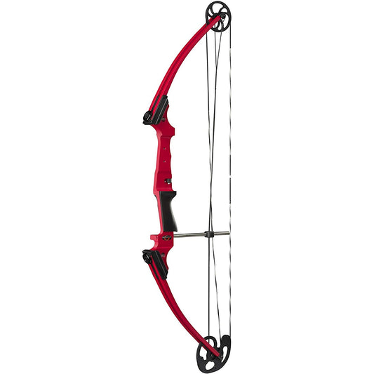 Genesis Original Archery Compound Bow with Adjustable Sizing, Left Handed, Red