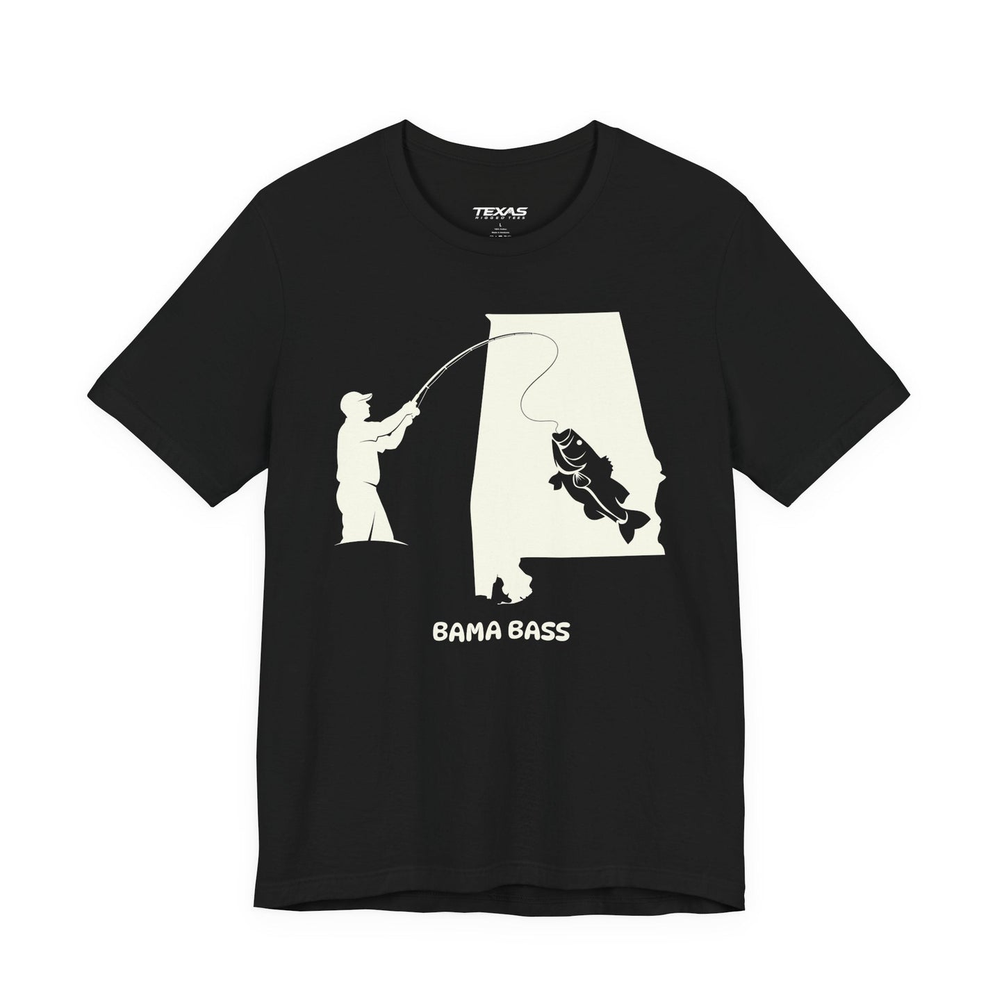 Texas Rigged Tees Bama Bass — Unisex Cotton Tee