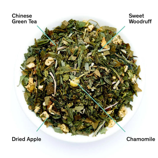 August Uncommon Tea Neon Forest - Apple Chamomile Green Tea