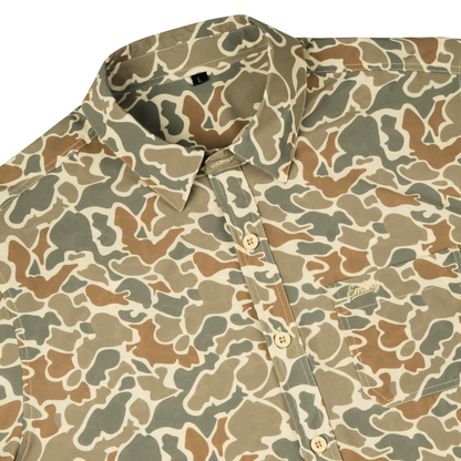Embry Outdoors Performance Button Up - Desert Duck