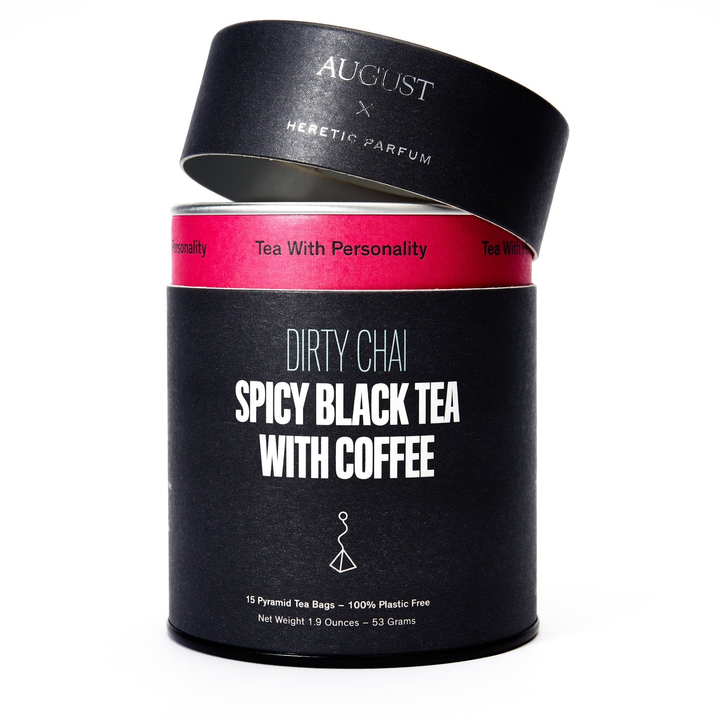 August Uncommon Tea Dirty Chai - Spicy Black Tea With Coffee (15 Tea Bags)