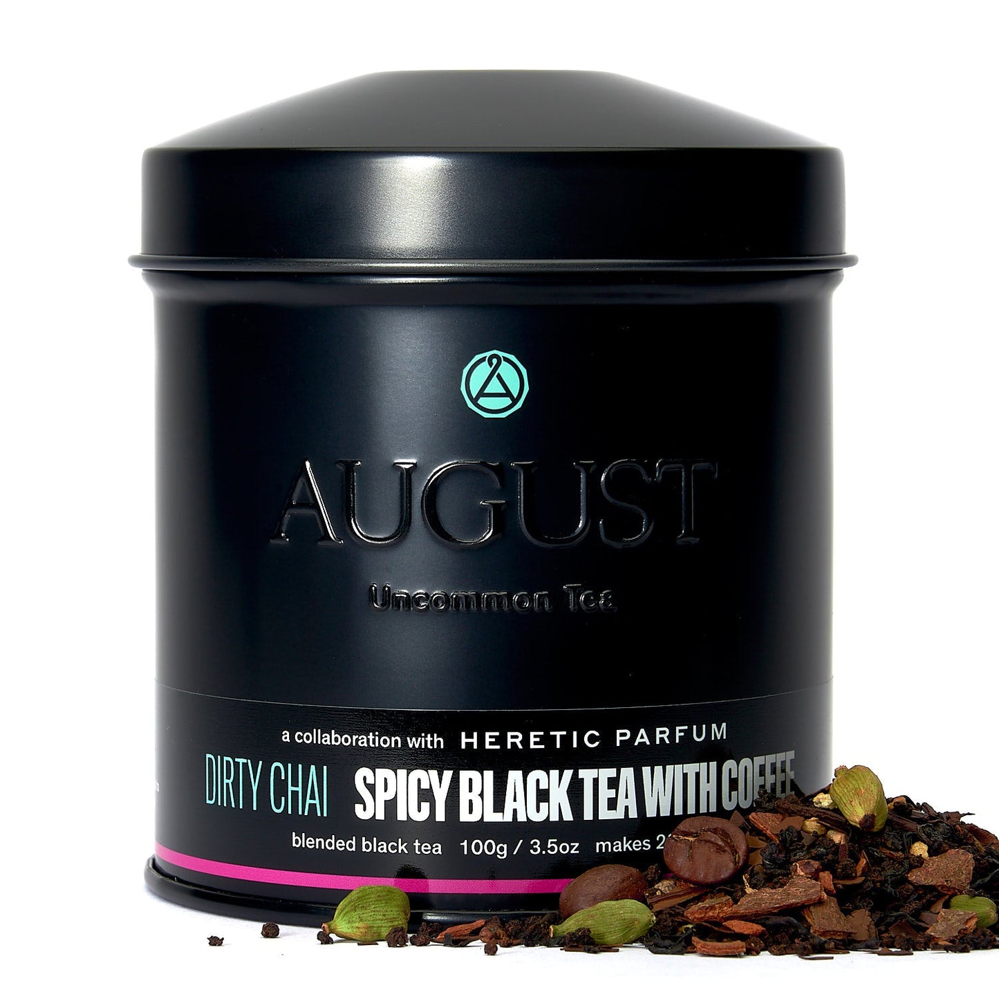 August Uncommon Tea Dirty Chai - Spicy Black Tea With Coffee