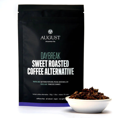 August Uncommon Tea Daybreak - Sweet Roasted Coffee Alternative (Caffeine Free)