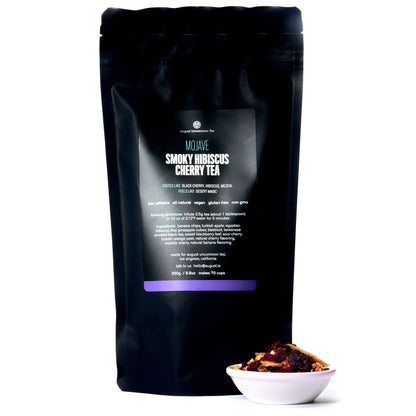 August Uncommon Tea Mojave - Smoky Hibiscus Cherry Tea (Very Low Caffeine)