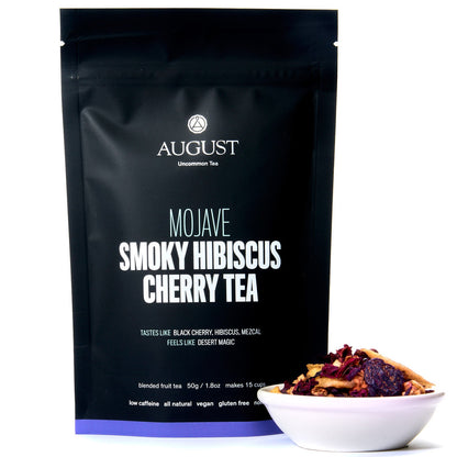 August Uncommon Tea Mojave - Smoky Hibiscus Cherry Tea (Very Low Caffeine)