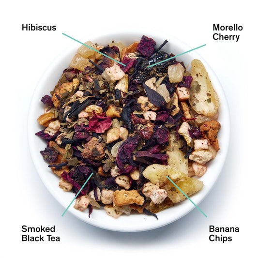 August Uncommon Tea Mojave - Smoky Hibiscus Cherry Tea (Very Low Caffeine)