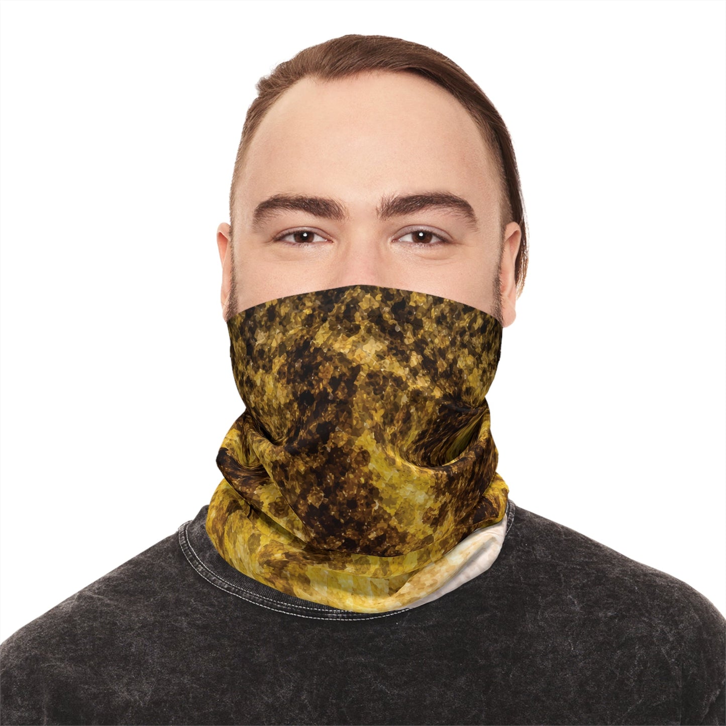 Texas Rigged Tees Smallmouth Bass — Unisex Neck Gaiter (SPF 50+)