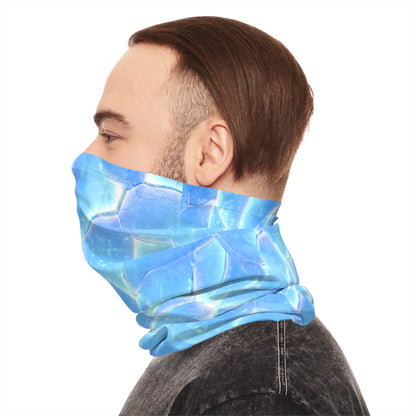 Texas Rigged Tees Fractal Ice — Unisex Neck Gaiter (SPF 50+)