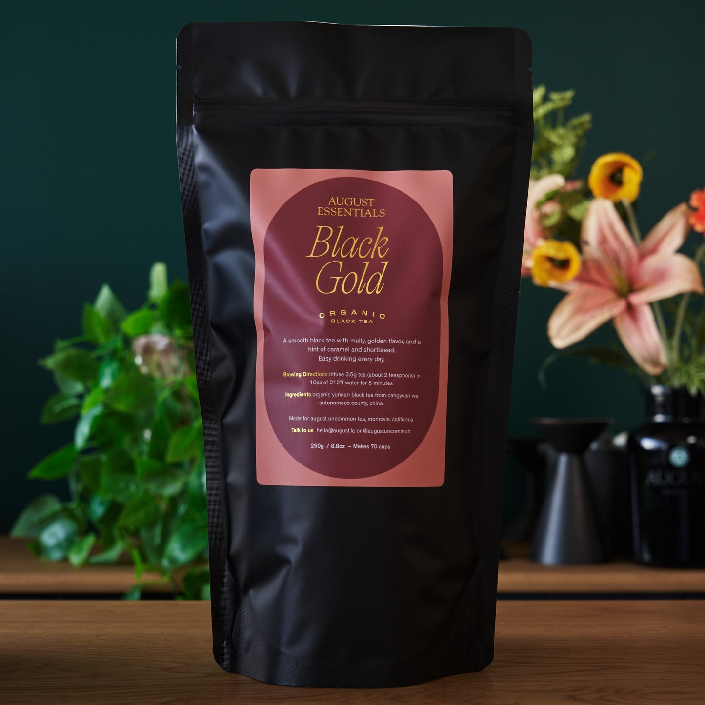 August Uncommon Tea Essentials Black Gold Black Tea