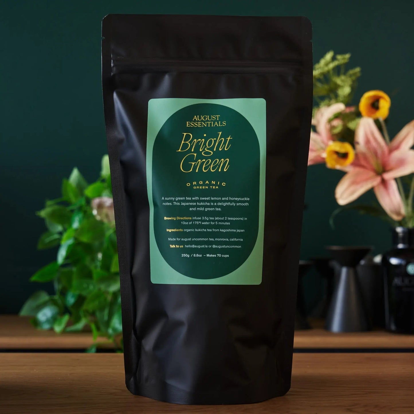 August Uncommon Tea Essentials Bright Green Green Tea