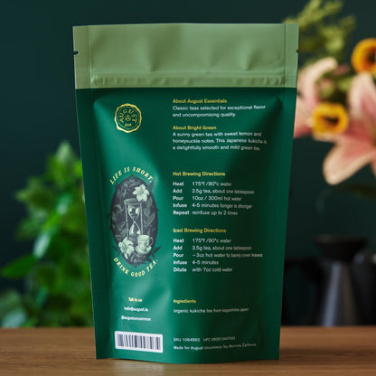 August Uncommon Tea Essentials Bright Green Green Tea