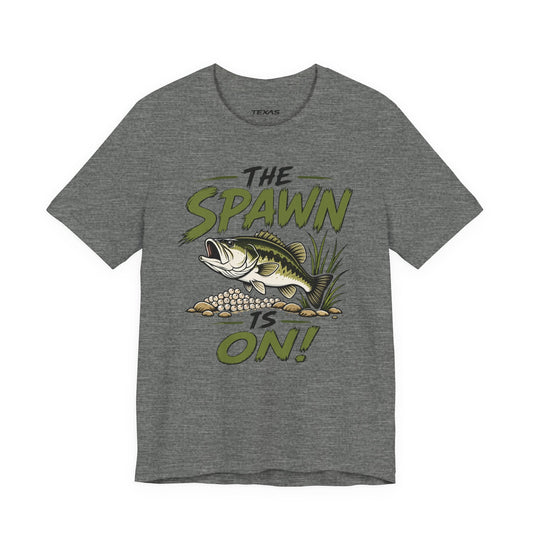 Texas Rigged Tees The Spawn Is On! — Unisex Cotton Tee