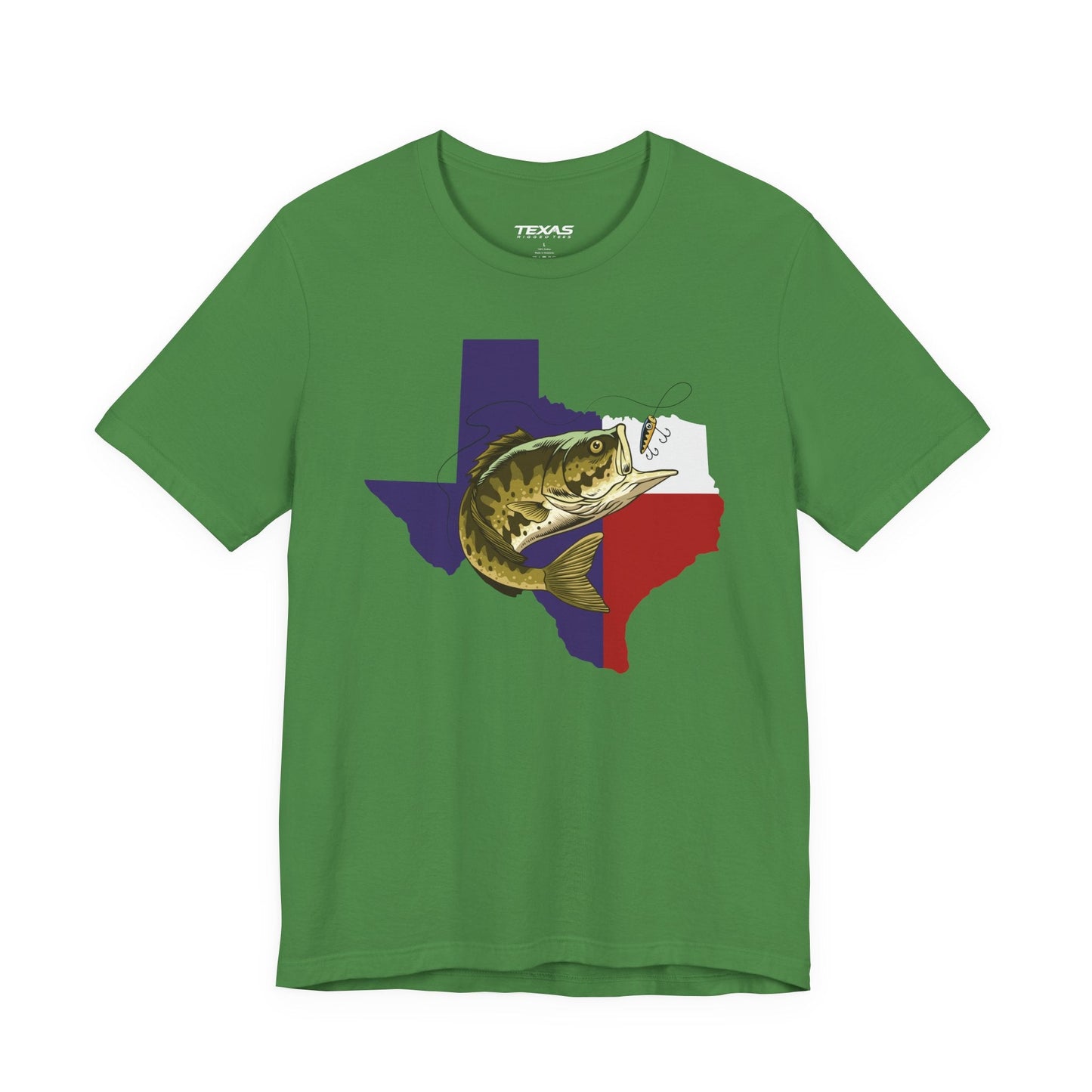 Texas Rigged Tees Texas Bass Fishing — Unisex Cotton Tee