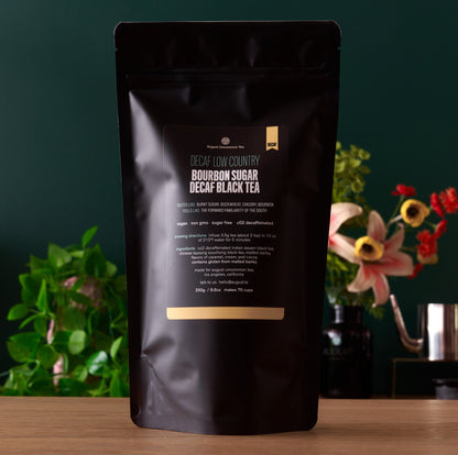 August Uncommon Tea Decaf Low Country - Bourbon Sugar Black Tea