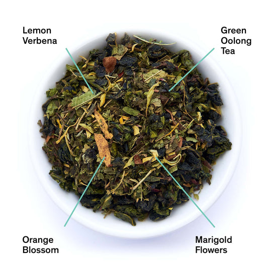 August Uncommon Tea Superbloom - Sweet Lemon Oolong Green Tea