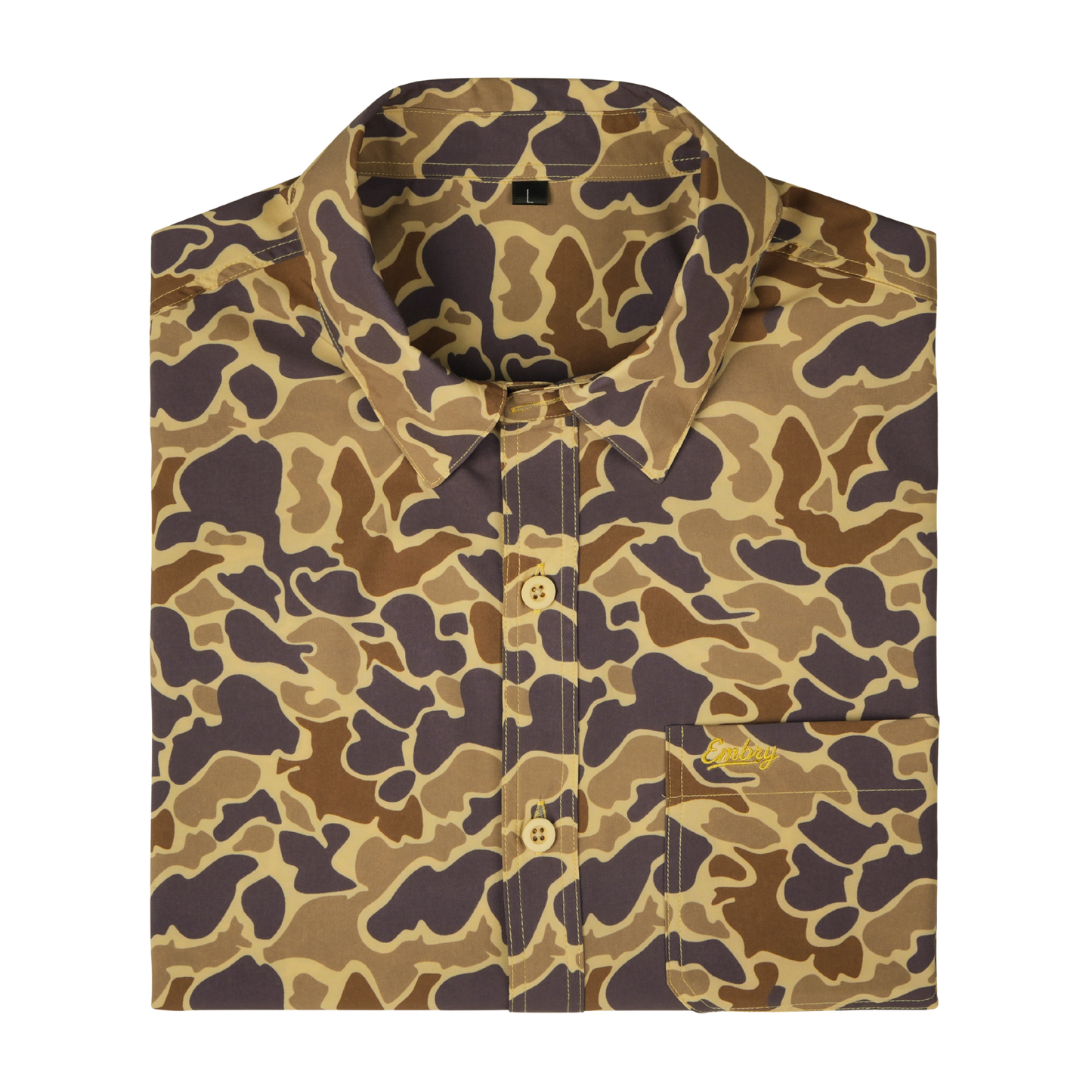 Embry Outdoors Performance Button Up - Original Duck