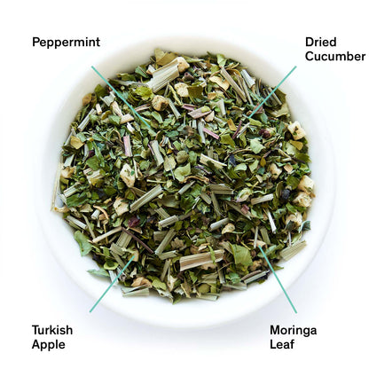 August Uncommon Tea Olympus - Mint Cucumber Herbal Tea (Caffeine Free)