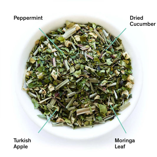 August Uncommon Tea Olympus - Mint Cucumber Herbal Tea (Caffeine Free)