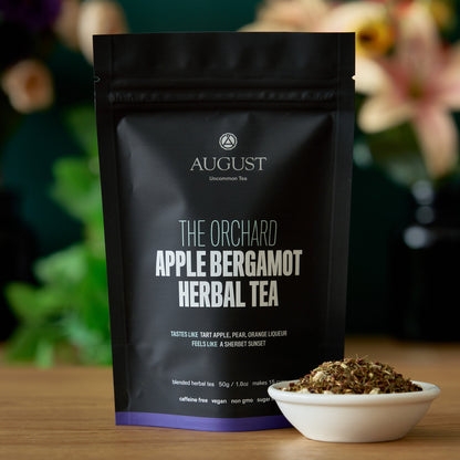 August Uncommon Tea The Orchard - Apple Bergamot Herbal Tea