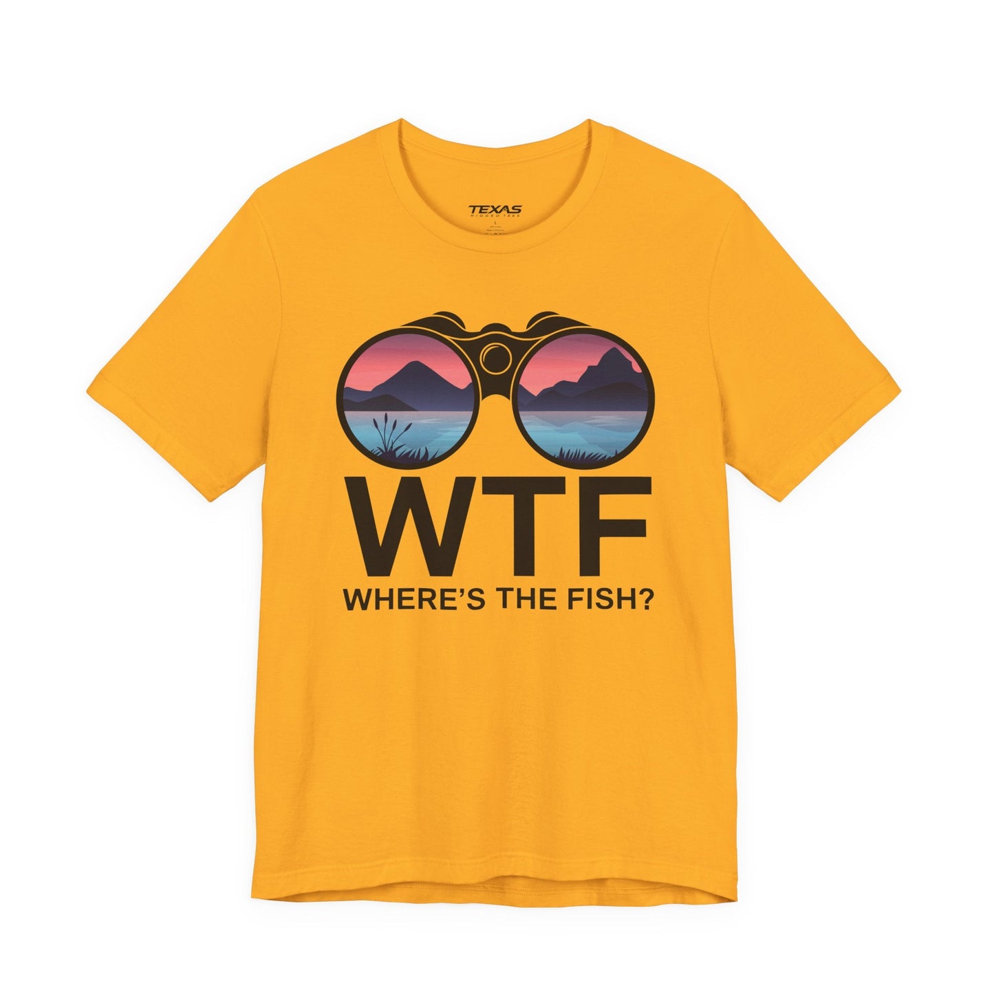 Texas Rigged Tees Where’s the Fish? — Unisex Cotton Tee
