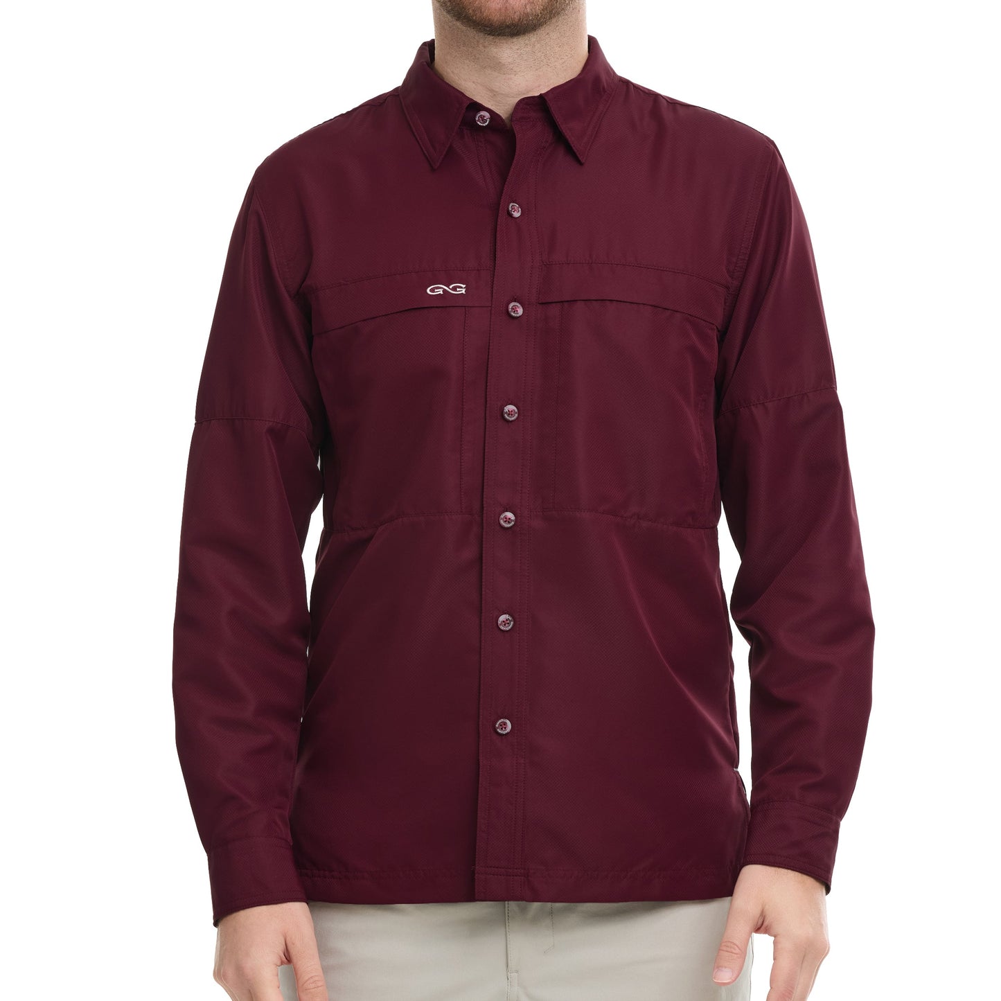GameGuard Maroon Explorer Shirt | Long Sleeve