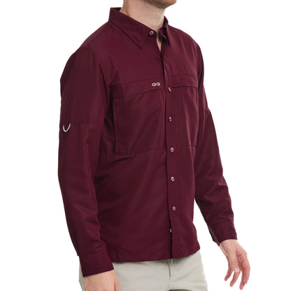 GameGuard Maroon Explorer Shirt | Long Sleeve