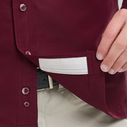 GameGuard Maroon Explorer Shirt | Long Sleeve