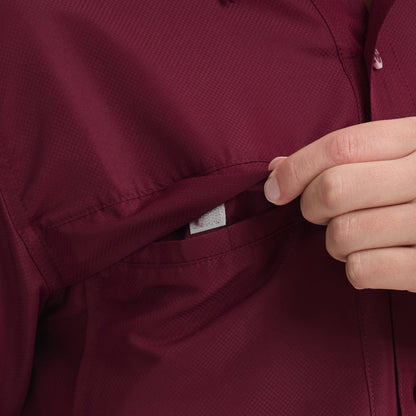 GameGuard Maroon Explorer Shirt | Long Sleeve