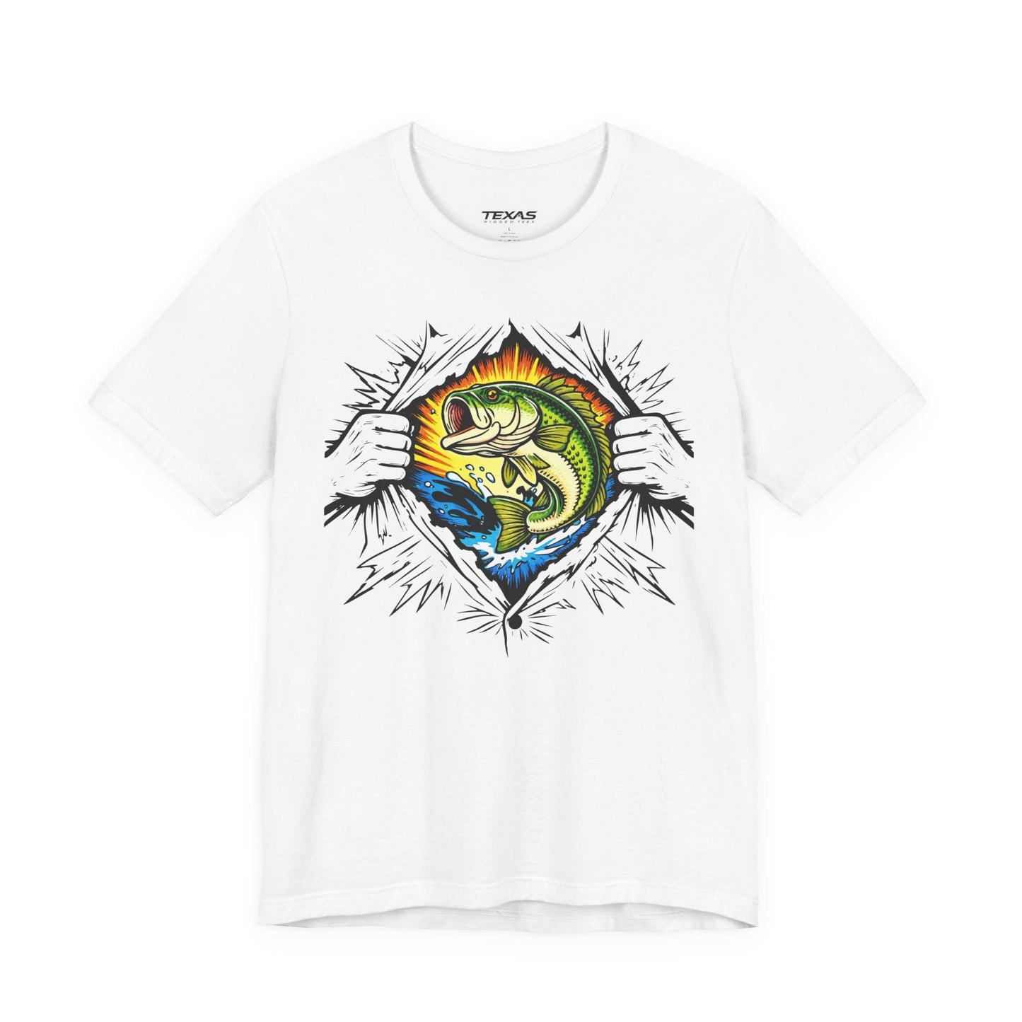 Texas Rigged Tees Fishing Is My Superpower — Unisex Cotton Tee
