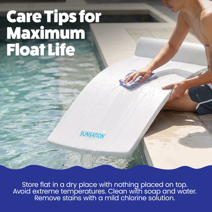 TRC Recreation Sunsation 70 Inch Thick Foam Raft Lounger Mat Pool Float (3 Pack)