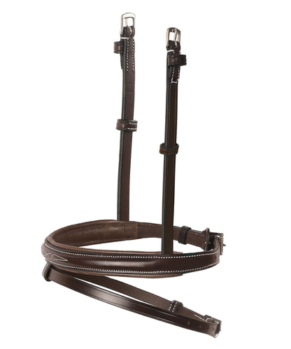 Bridles & Reins ExionPro Designer Fancy Stitched Bridle with Flash and Rubber Reins