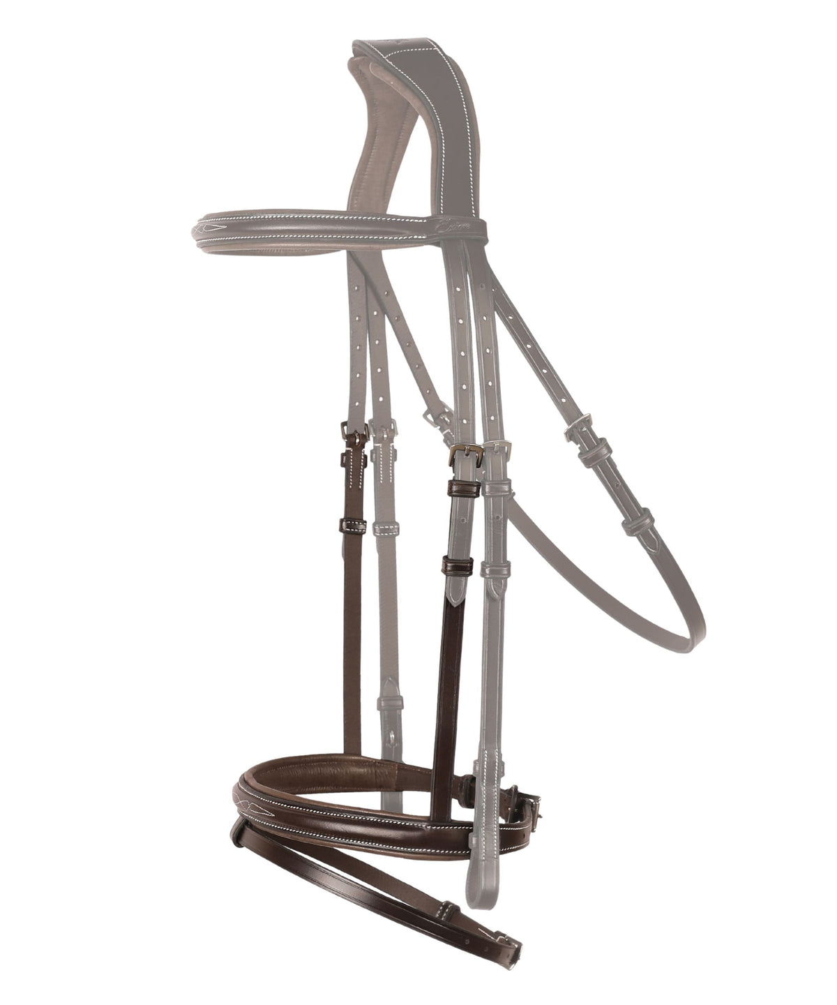 Bridles & Reins Replacement Noseband of ExionPro Designer Fancy Stitched Bridle